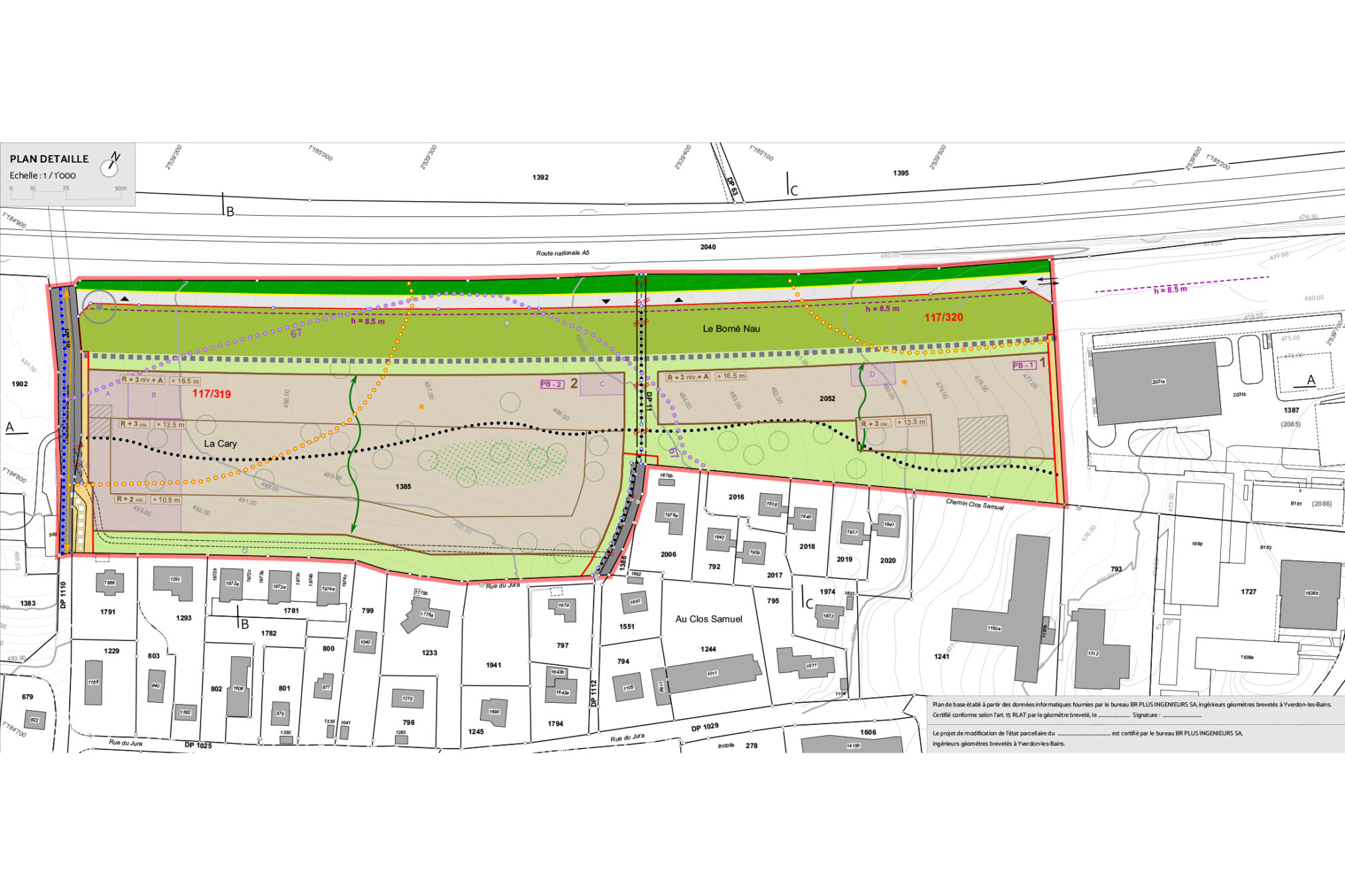 Plan d’affectation “Bellevue – Borne Nau Est” | PLAREL