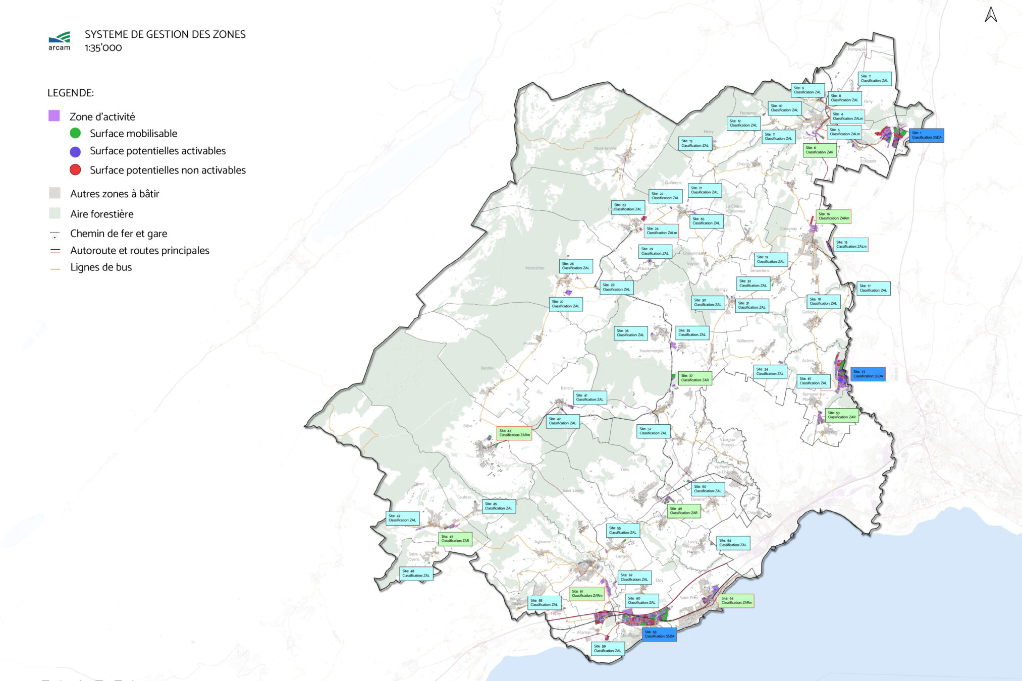 Système régional de gestion des zones d’activités (SRGZA) | PLAREL