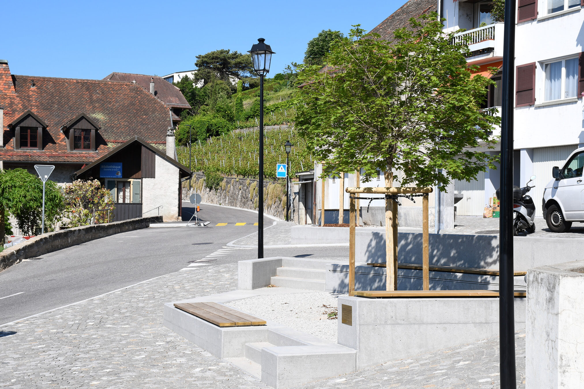 Les espaces publics du village | PLAREL