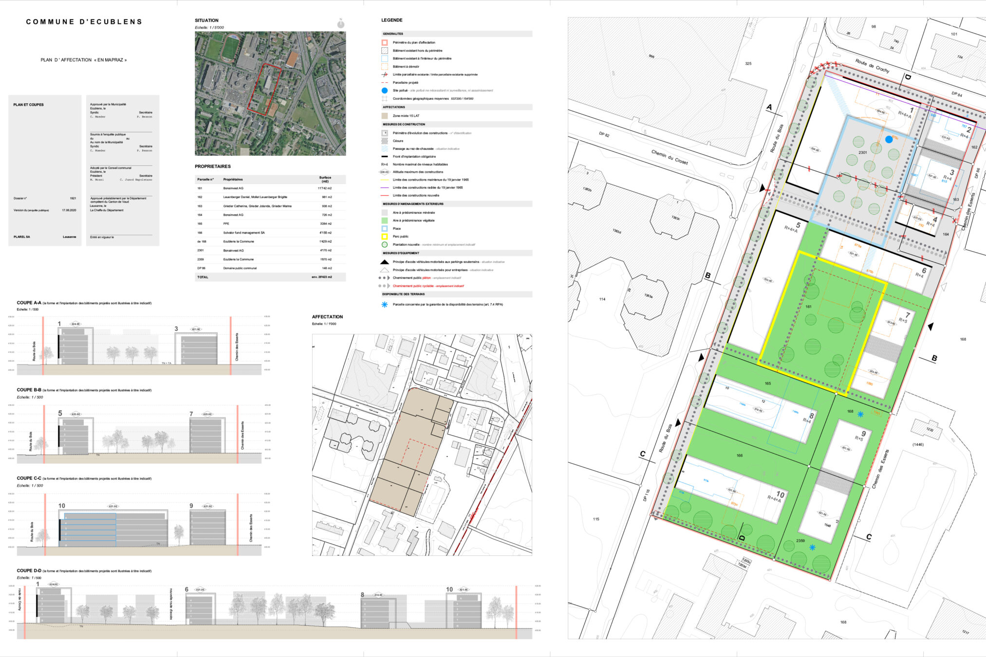 Plan d’affectation “En Mapraz” | PLAREL