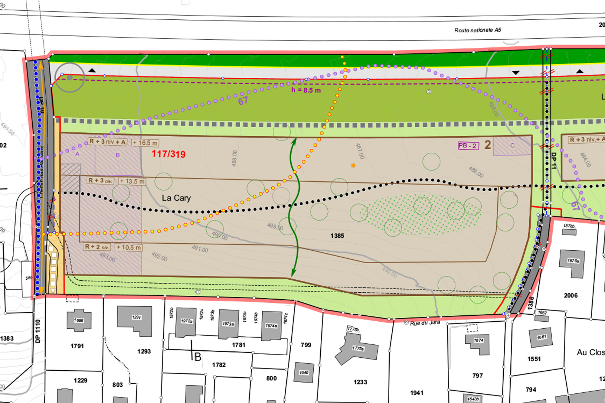 Plan d’affectation “Bellevue – Borne Nau Est”